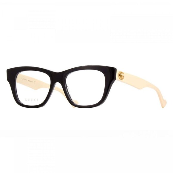 NEW GUCCI EYEGLASSES GUCCI GG0999O 002 BLACK/WHITE EYEWEAR - Picture 1 of 5